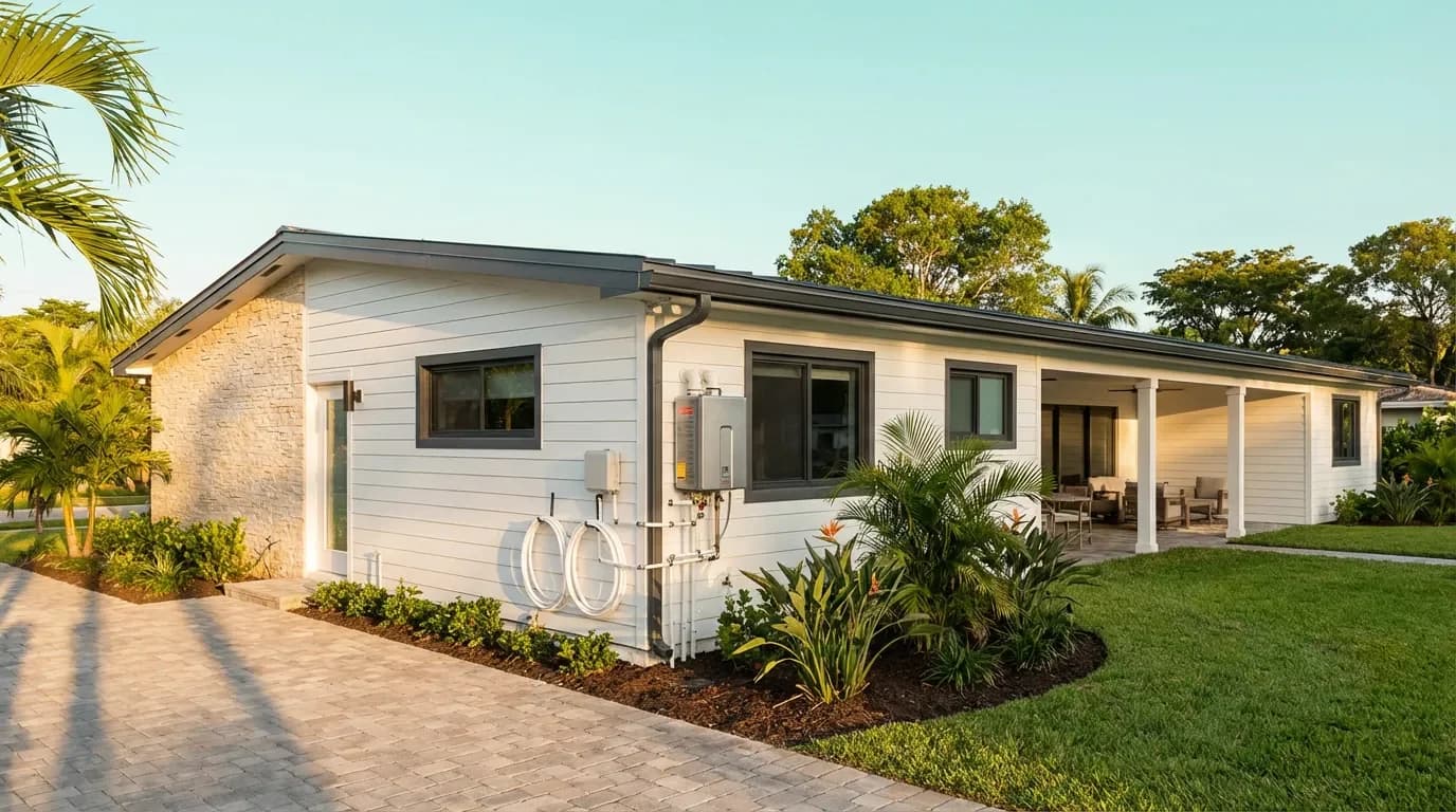 PEX-A Repipe with Tankless Water Heater Upgrade PEX-A Repipe with Tankless Water Heater Upgrade — Dellamano Construction, Fort Lauderdale, FL