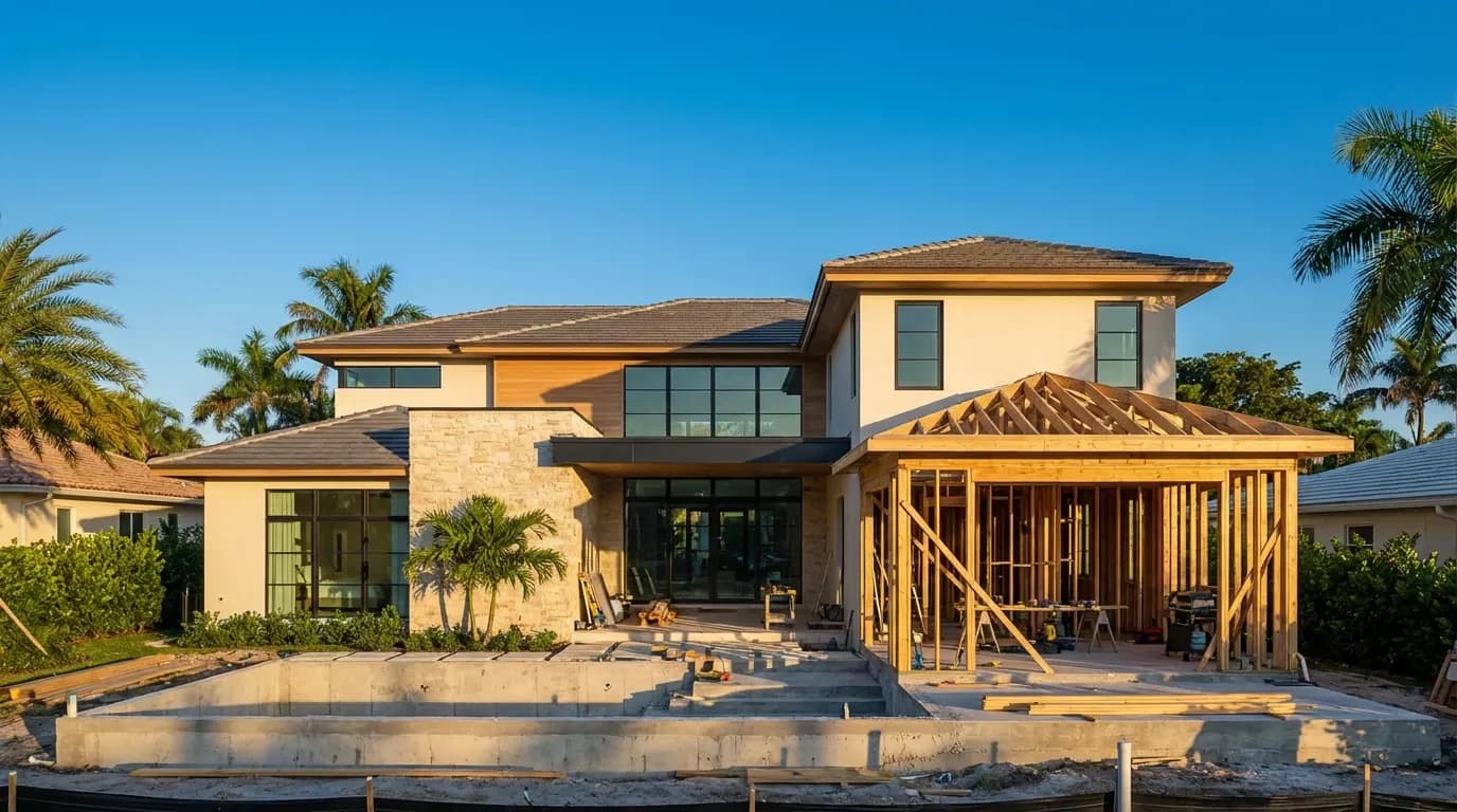 Home Additions: Foundation, Framing & Roof Tie-In Home Additions: Foundation, Framing & Roof Tie-In — Dellamano Construction, Fort Lauderdale, FL