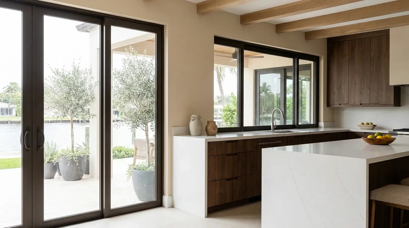 Custom Cabinetry and Quartz Countertops Custom Cabinetry and Quartz Countertops — Dellamano Construction, Fort Lauderdale, FL