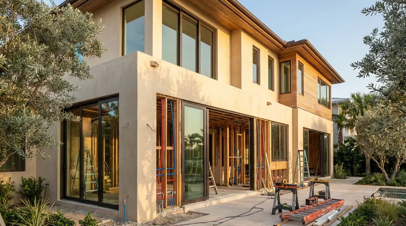 PEX-A Repipe — Open-Wall Rough-In Stage PEX-A Repipe — Open-Wall Rough-In Stage — Dellamano Construction, Fort Lauderdale, FL